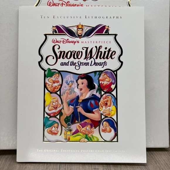 Walt Disney's Snow White & The Seven Dwarfs Masterpiece Deluxe CAV LaserDisc Ed. - Picture 5 of 11